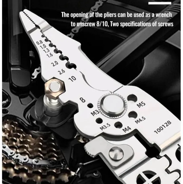 Adjustable Automatic Wire Stripper and Crimper Tool