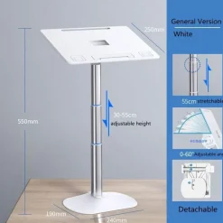Adjustable Ergonomic Laptop Stand - Height-Adjustable Desk Accessory