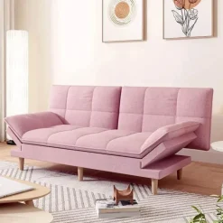 Adjustable Foldable Memory Foam Sofa Bed - Premium Comfort Tufted Design