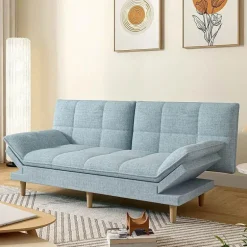 Adjustable Foldable Memory Foam Sofa Bed - Premium Comfort Tufted Design