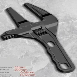 Adjustable Plumbing Wrench - Multi-Function Bathroom Tool