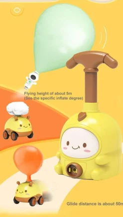 Aerodynamisches Ballonauto-Spielzeug – Motorbetriebenes Spielzeugfahrzeug