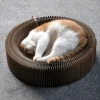 Akkordeon-Katzenkratzbett – Verspieltes Möbel für Katzen