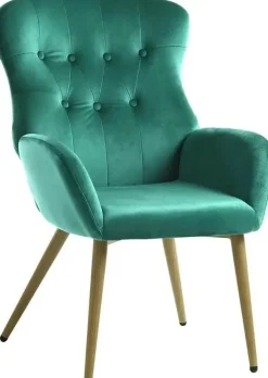 Akzentstuhl aus Samt – Moderne, elegante Wohnzimmermöbel