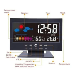 Alarm Pro LCD-Wetterstationsuhr