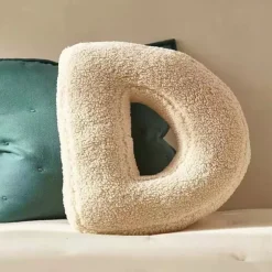 Alphora Alphabet Letter Fleece Pillow – Cozy Decorative A-Z Cushions