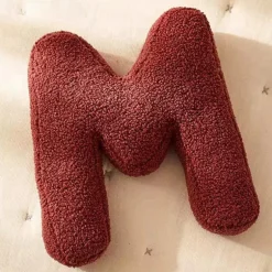 Alphora Alphabet Letter Fleece Pillow – Cozy Decorative A-Z Cushions