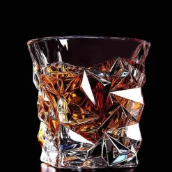 Altmodisches Whiskybecher-Set – Scotch-Bourbon-Gläser für Cocktails