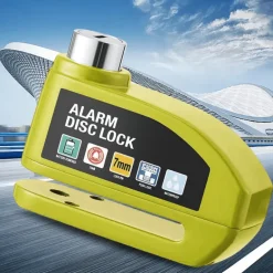 Aluminium-Scheibenbremsenschloss - Diebstahlsicherung mit Alarm