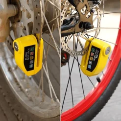 Aluminium-Scheibenbremsenschloss - Diebstahlsicherung mit Alarm