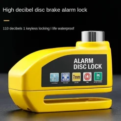 Aluminium-Scheibenbremsenschloss - Diebstahlsicherung mit Alarm