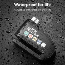 Aluminium-Scheibenbremsenschloss - Diebstahlsicherung mit Alarm