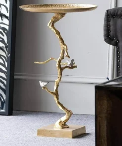 Aluminum Coffee Table - Modern Tree Branch Design Minimalist Furniture