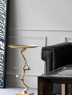 Aluminum Coffee Table - Modern Tree Branch Design Minimalist Furniture