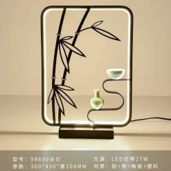 Aluminum Ring Table Lamp - Modern Creative Lighting