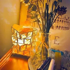 Ambient Crystal Cube Light - Schimmernde Stimmungslampe