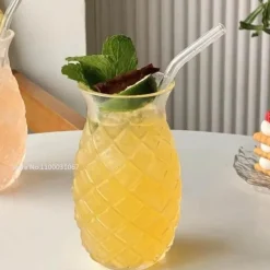 Ananas-Cocktailglas – Kreatives Wein- und Saftglas mit hohem Borosilikatgehalt