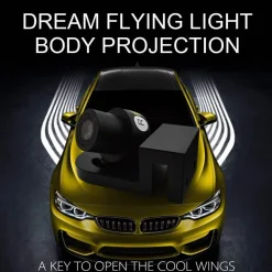Angel Wings Auto-Projektionslampen - Dekorative Autolichter