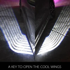 Angel Wings Auto-Projektionslampen - Dekorative Autolichter