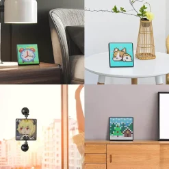 Anpassbarer Pixel-Art-Rahmen - Anzeige digitaler Kunstwerke