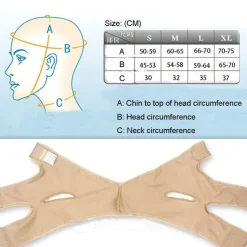 Anti-Aging Face-Lift Massagemaske - Verjüngende Gesichtsbehandlung