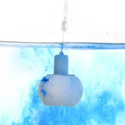 Antibakterieller Badezimmer-Gelball - Desinfektionsreiniger