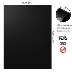Antihaftbeschichtete BBQ-Grillmatte - Wiederverwendbare Grillabdeckung