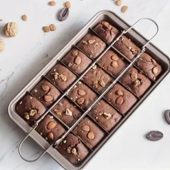Antihaftbeschichtete Brownie-Pfanne – Brisé-Backblech für einfaches Herauslösen