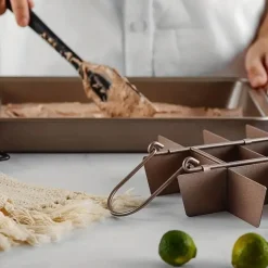 Antihaftbeschichtete Brownie-Pfanne – Brisé-Backblech für einfaches Herauslösen