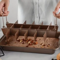Antihaftbeschichtete Brownie-Pfanne – Brisé-Backblech für einfaches Herauslösen