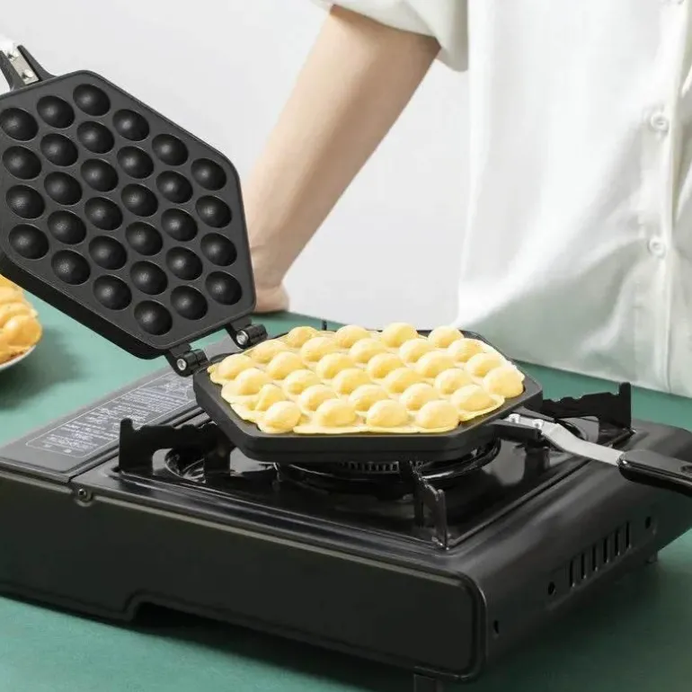 Antihaftbeschichtete Bubble Egg Waffeleisenpfanne