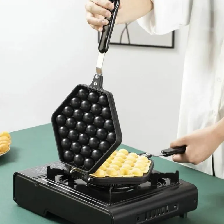 Antihaftbeschichtete Bubble Egg Waffeleisenpfanne
