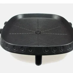 Antihaftbeschichtete koreanische BBQ-Grillpfanne – doppellagig, für drinnen und draußen