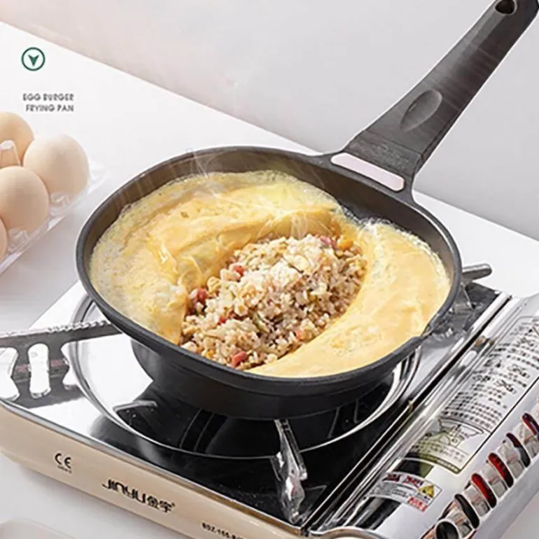 Antihaftbeschichtete Omurice-Pfanne – Kochgeschirr im japanischen Stil