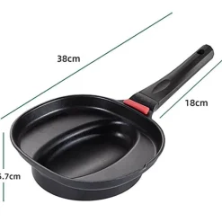 Antihaftbeschichtete Omurice-Pfanne – Kochgeschirr im japanischen Stil