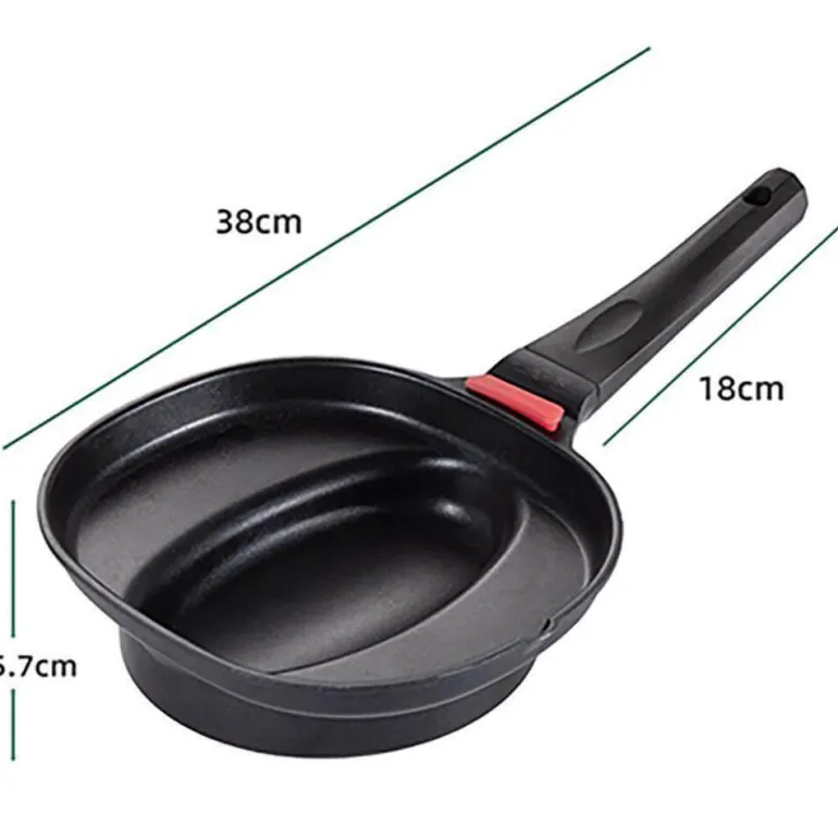 Antihaftbeschichtete Omurice-Pfanne – Kochgeschirr im japanischen Stil