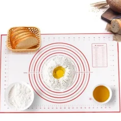 Antihaftbeschichtete Pizza-Backmatten aus Silikon – wiederverwendbare Backbleche