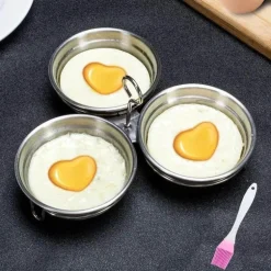 Antihaftbeschichteter Eierbereiter in Herzform – einfach zu verwendender Keksbereiter