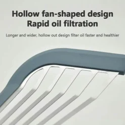 Antihaftbeschichteter Silikonspatel – Kochwender aus Stahl