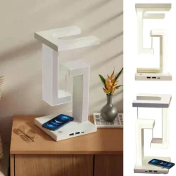 Anti-Schwerkraft-Nachtlampe mit kabelloser Aufladung – Modernes Wohndekor