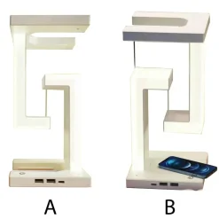 Anti-Schwerkraft-Nachtlampe mit kabelloser Aufladung – Modernes Wohndekor