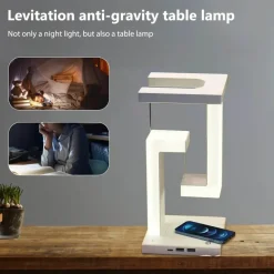 Anti-Schwerkraft-Nachtlampe mit kabelloser Aufladung – Modernes Wohndekor