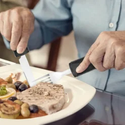 Anti-Shake-Geschirrset für Senioren – Easy Grip Dining Essentials