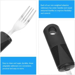 Anti-Shake-Geschirrset für Senioren – Easy Grip Dining Essentials