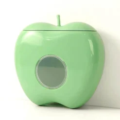 Apfelförmiger, wandmontierter Frischhaltefolienspender