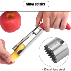 Apfelkern-Entferner aus Edelstahl