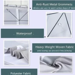 Arion Shower Curtain - Stylish Decorative Bathroom Accessory