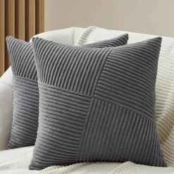 Arlo Kissenbezug – gemütlicher, gerippter, dekorativer Kissenbezug