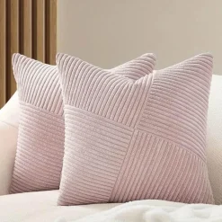 Arlo Kissenbezug – gemütlicher, gerippter, dekorativer Kissenbezug