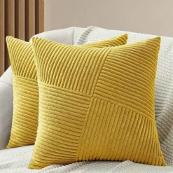 Arlo Kissenbezug – gemütlicher, gerippter, dekorativer Kissenbezug